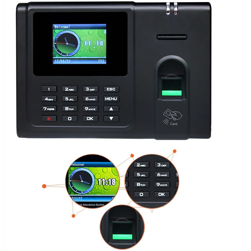 TM51 Built in Battery Access Control With SMS Alert GPRS Fingerprint Time Attendance System